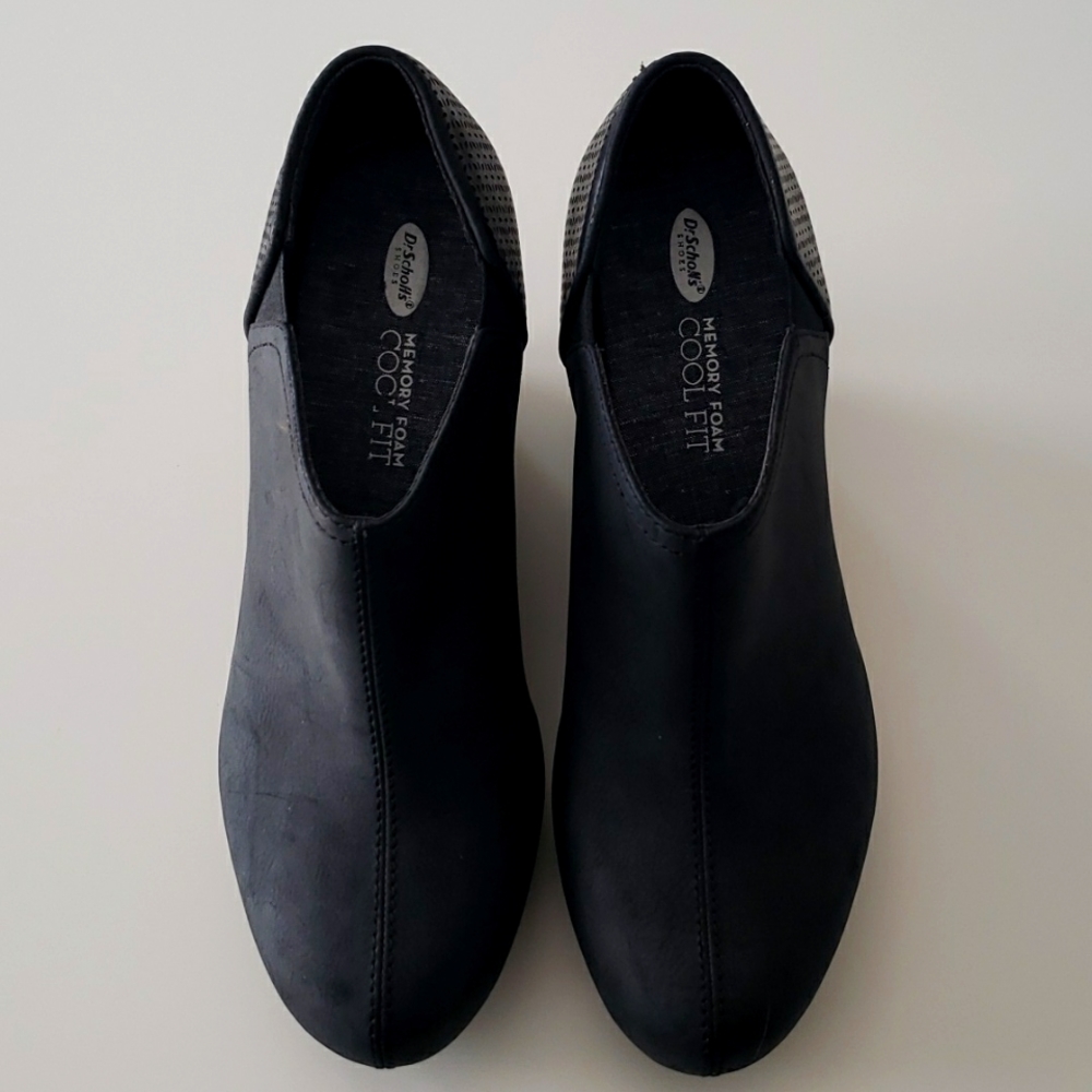 Black Wedge Bootie size 10M